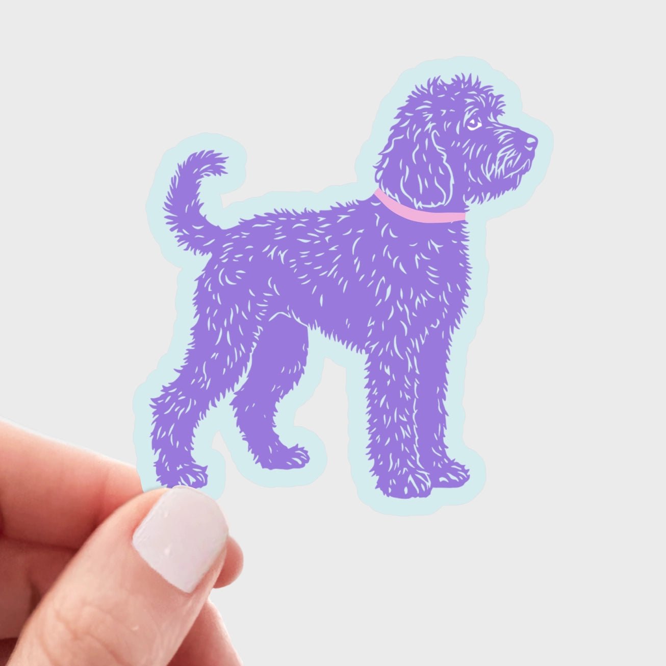 Purple Doodle Sticker - Modern Companion