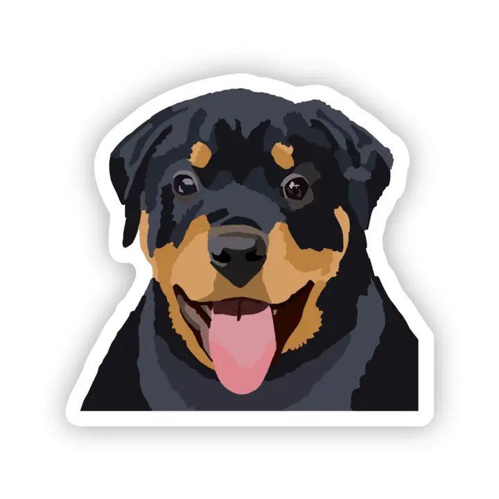 Rottweiler Dog Vinyl Sticker - Modern Companion