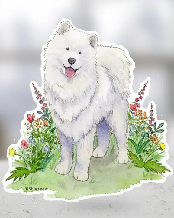 Samoyed Sticker - Modern Companion
