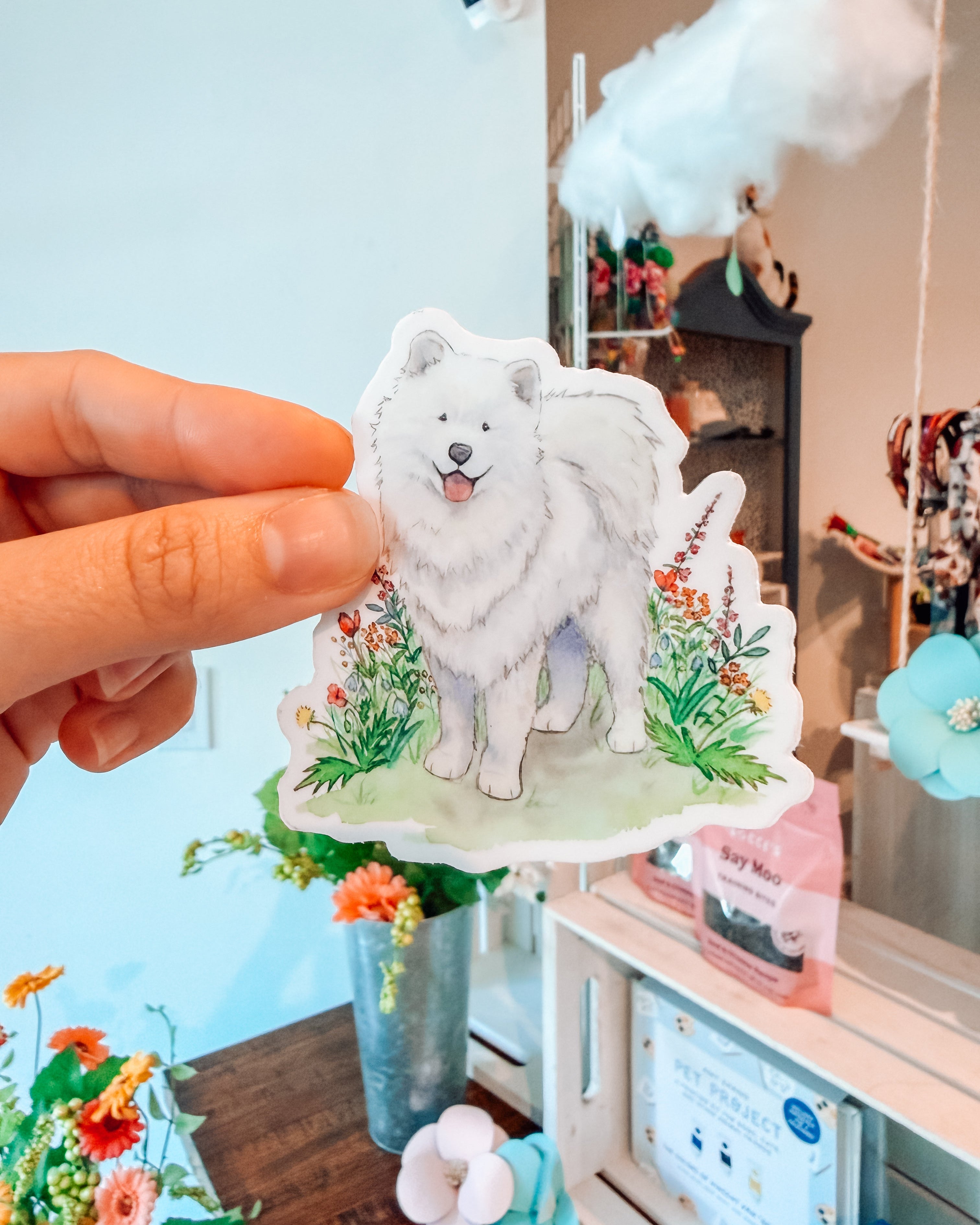 Samoyed Sticker - Modern Companion