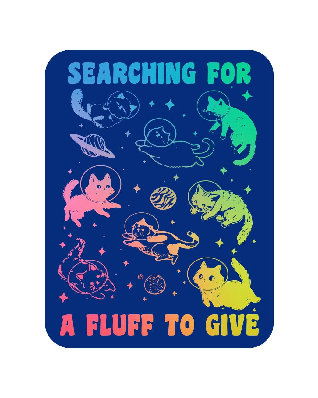 Searching For A Fluff To Give Sticker - Modern Companion