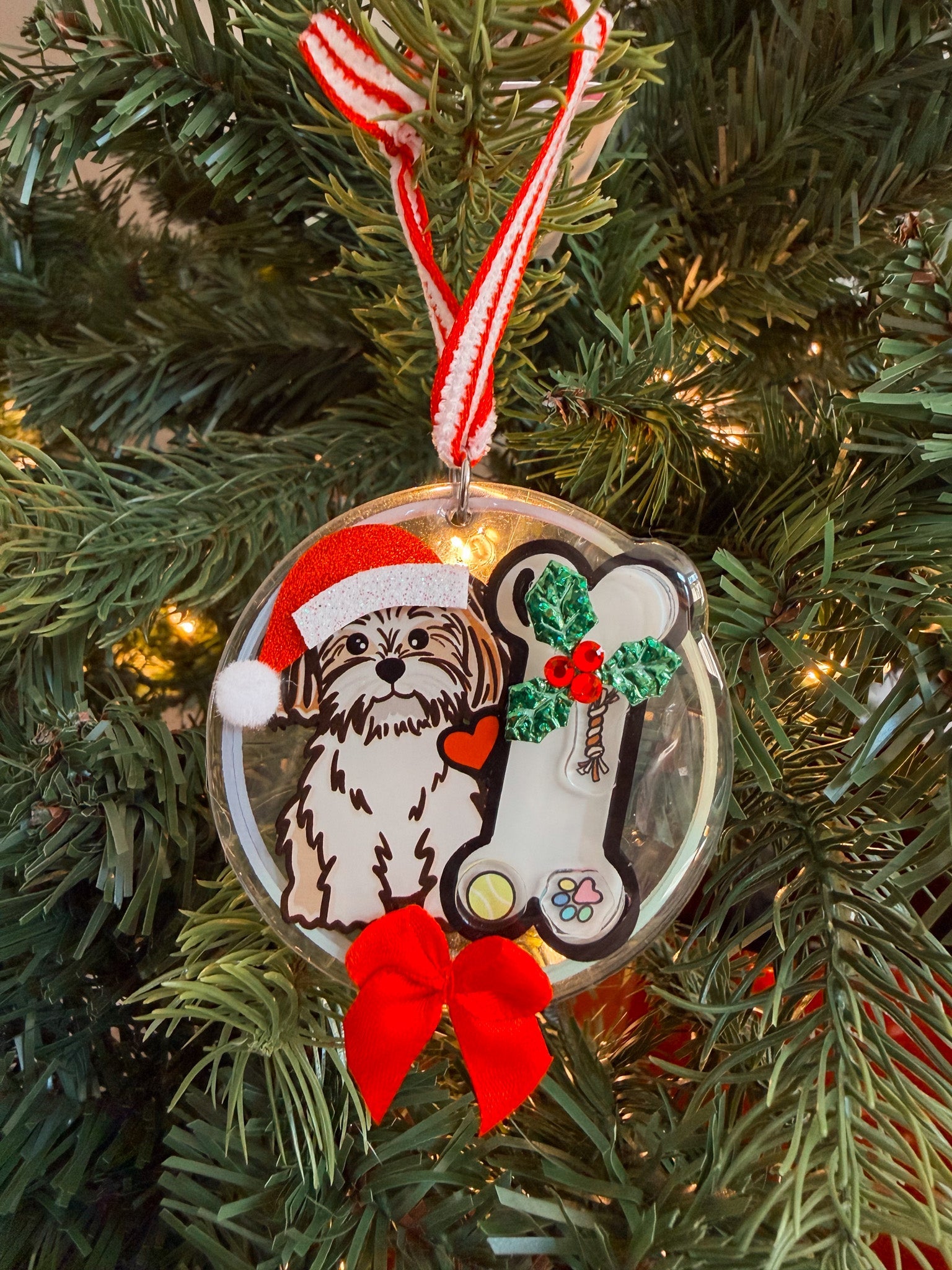 Shih Tzu Christmas Ornament - Modern Companion