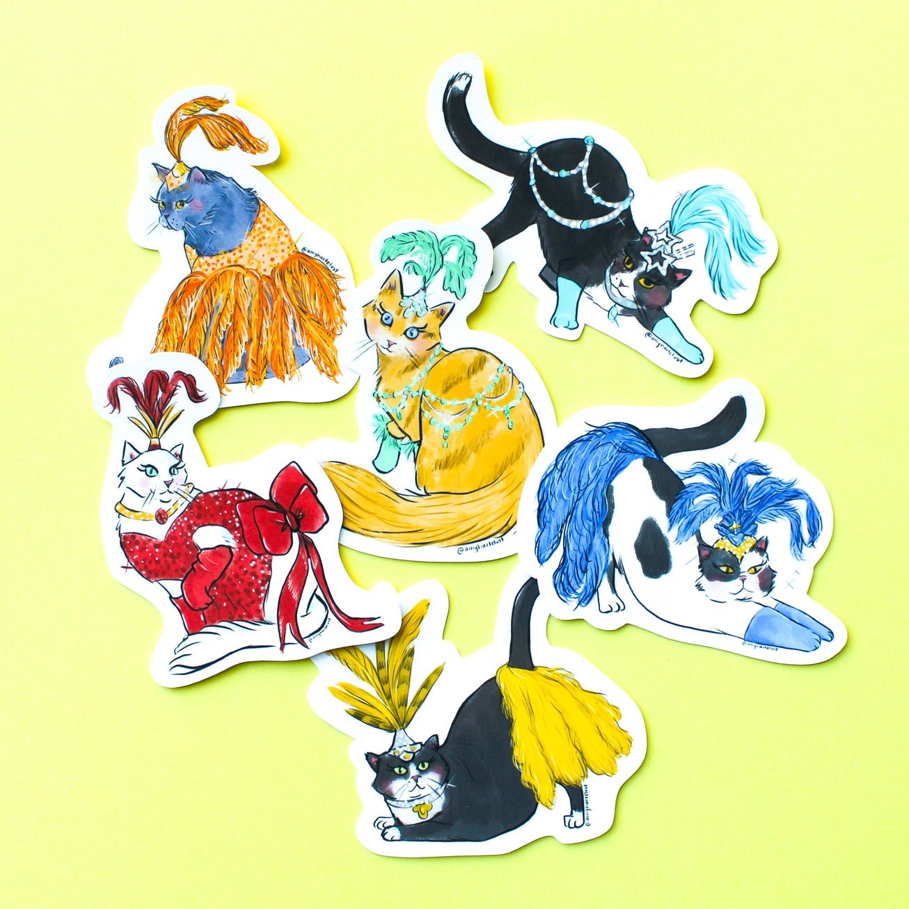Showcat Sticker Pack - Modern Companion