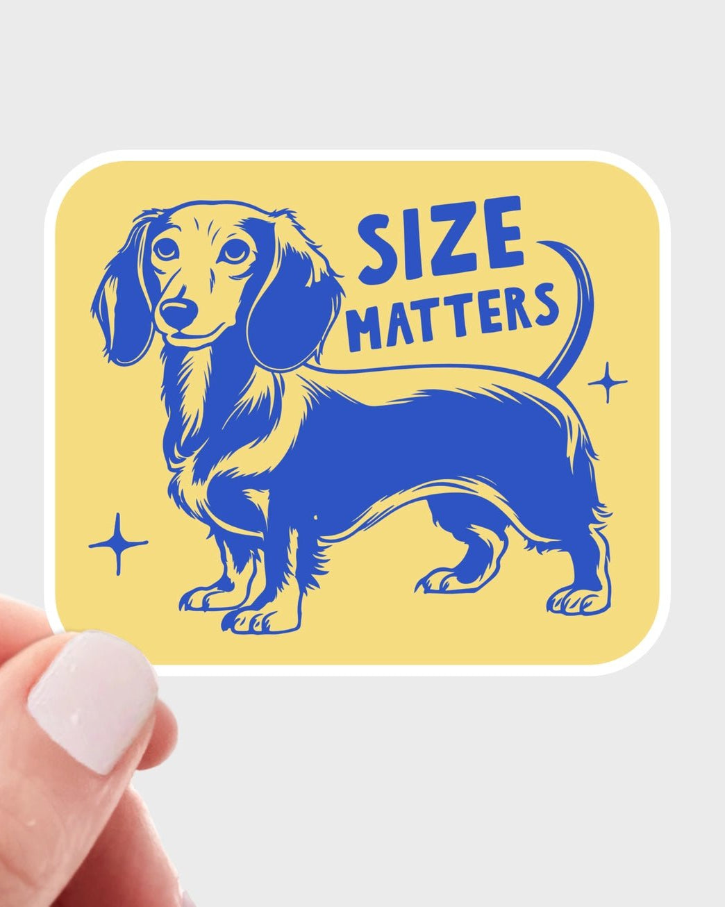 Size Matters Sticker - Modern Companion