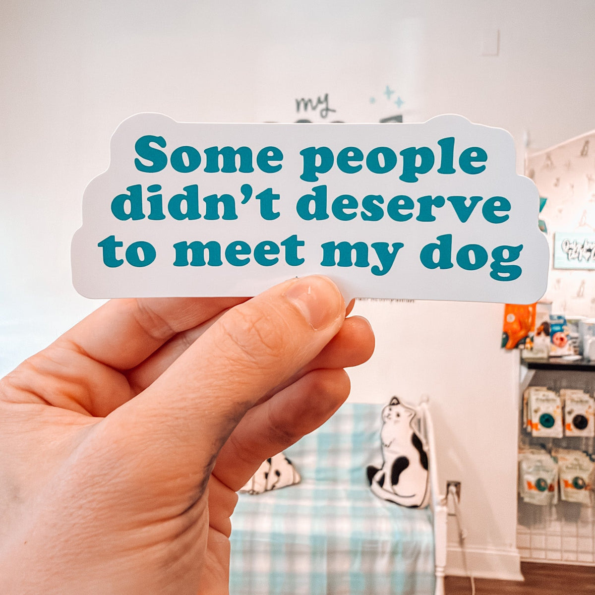 Some People Didn't Deserve To Meet My Dog Sticker - Modern Companion