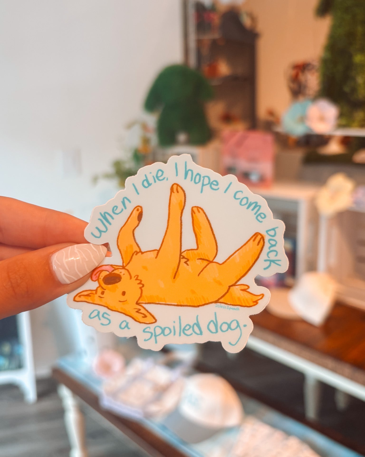 Spoiled Dog Sticker - Modern Companion