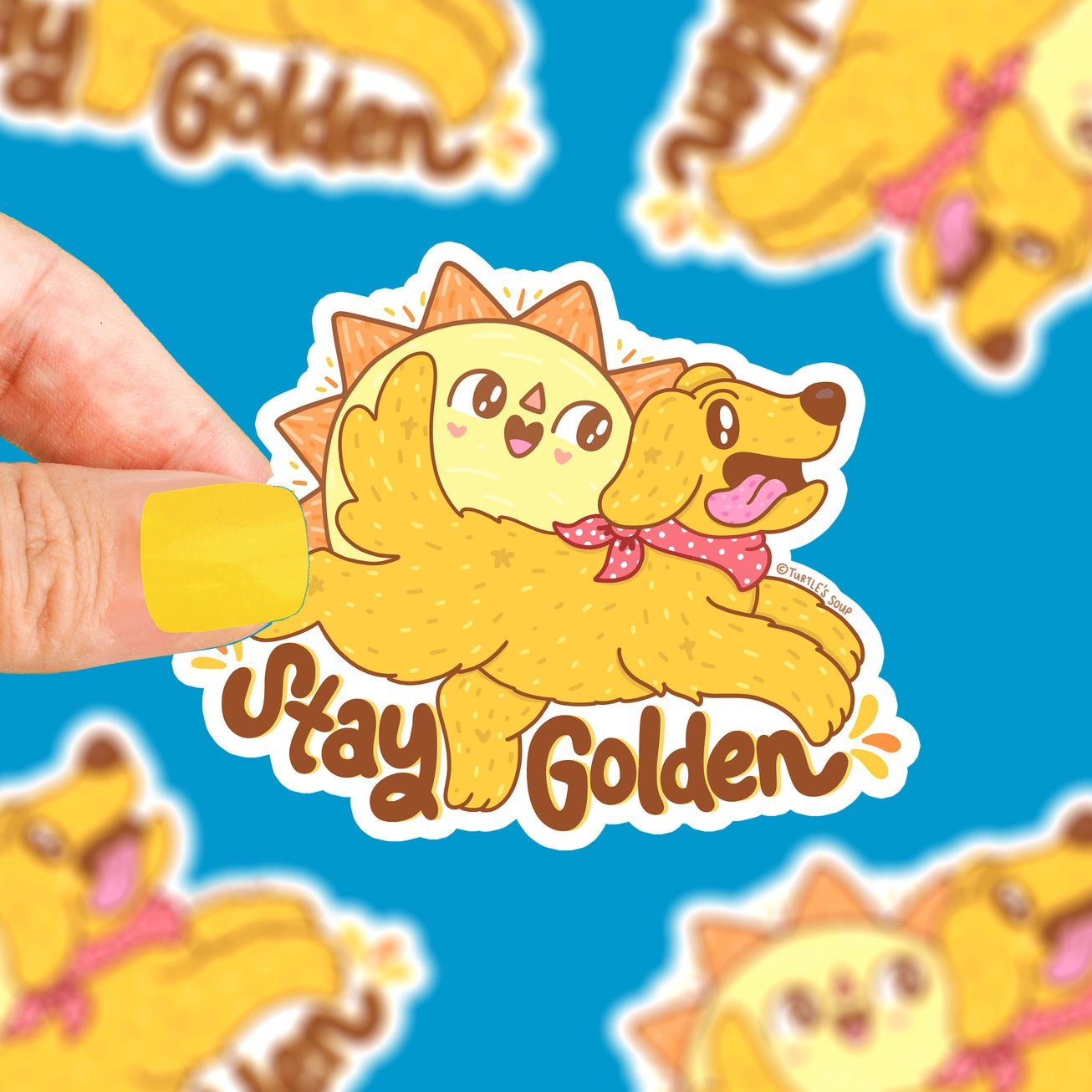 Stay Golden Sticker - Modern Companion
