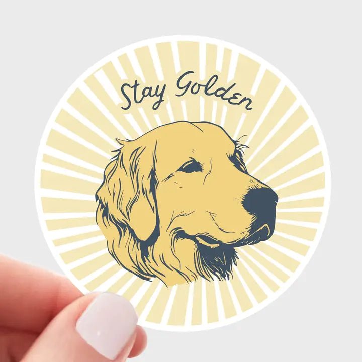 Stay Golden Sticker - Modern Companion