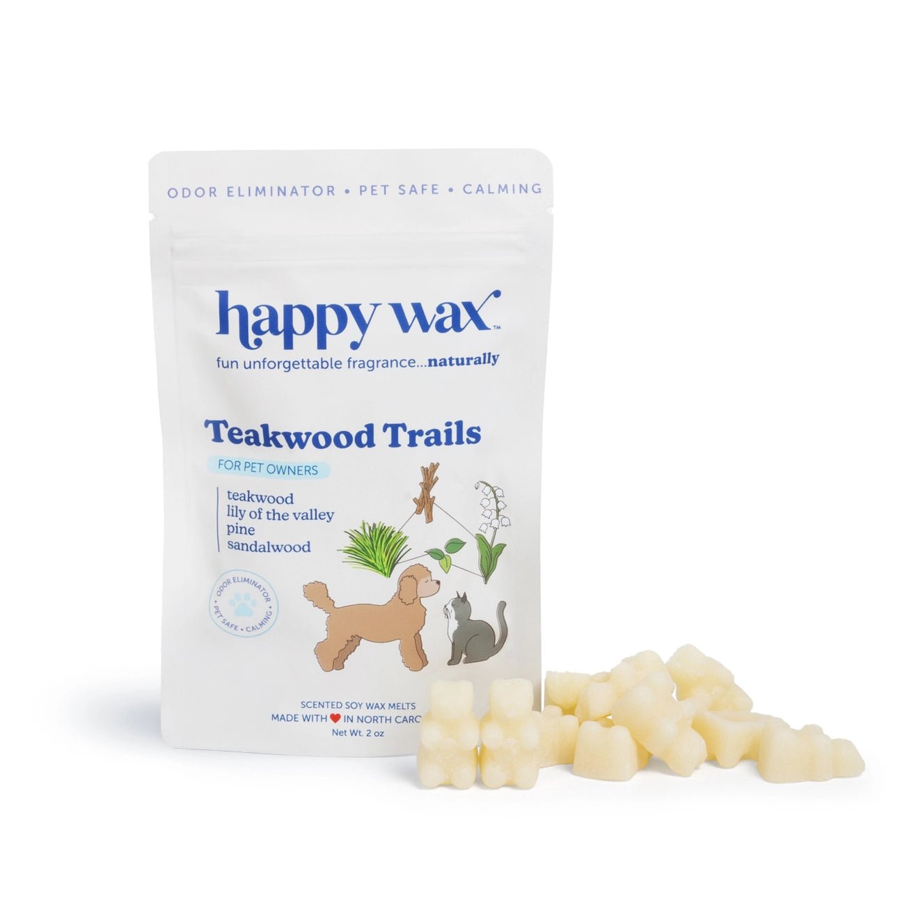 Teakwood Trails Pet Wax Melts - Modern Companion
