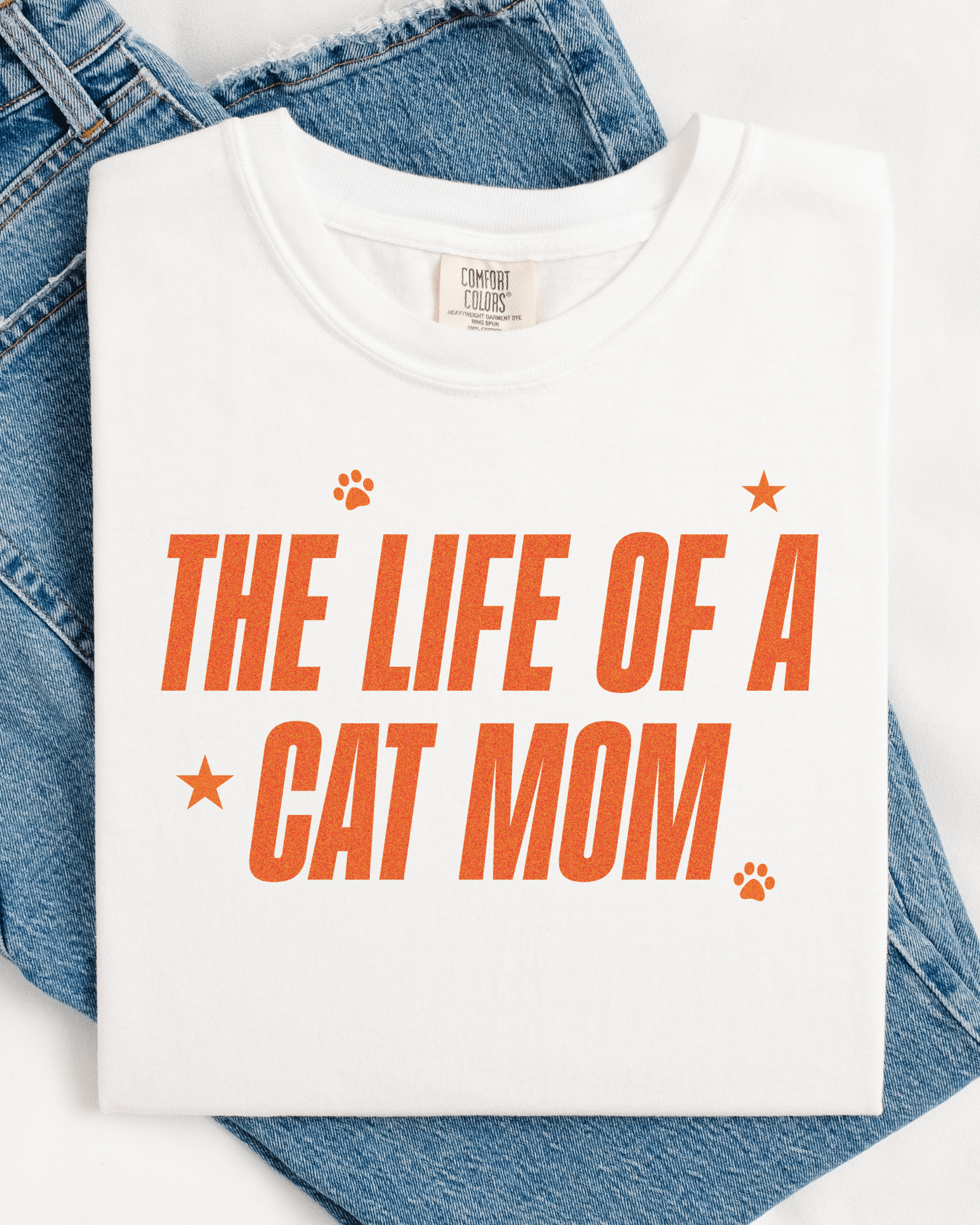 The Life of A Cat Mom Tee (Pre - Order) - Modern Companion