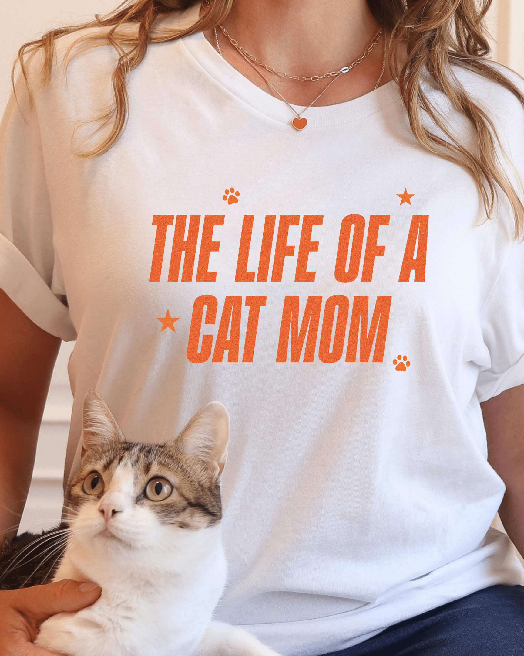 The Life of A Cat Mom Tee (Pre - Order) - Modern Companion