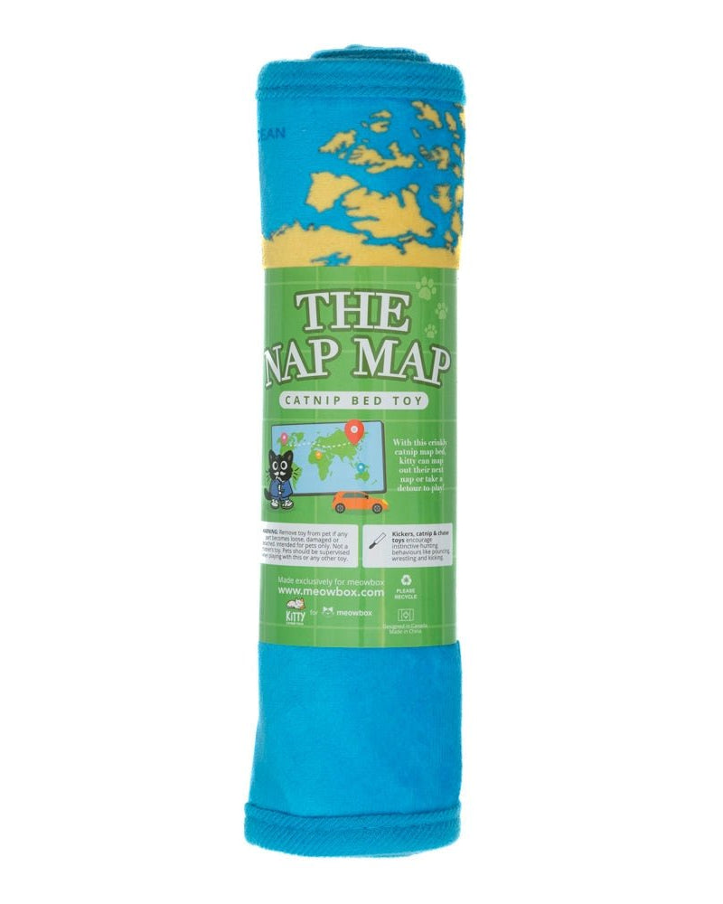 The Nap Map Catnip Bed Toy - Modern Companion