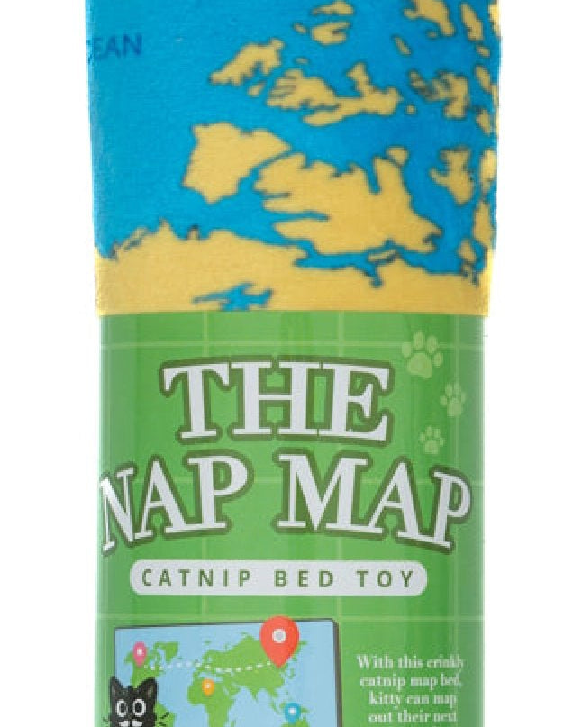 The Nap Map Catnip Bed Toy - Modern Companion