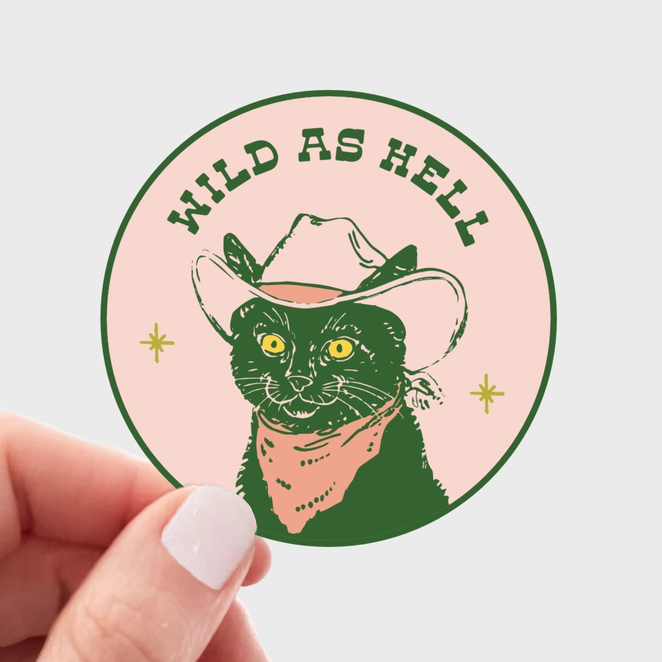 Wild As Hell Sticker - Modern Companion