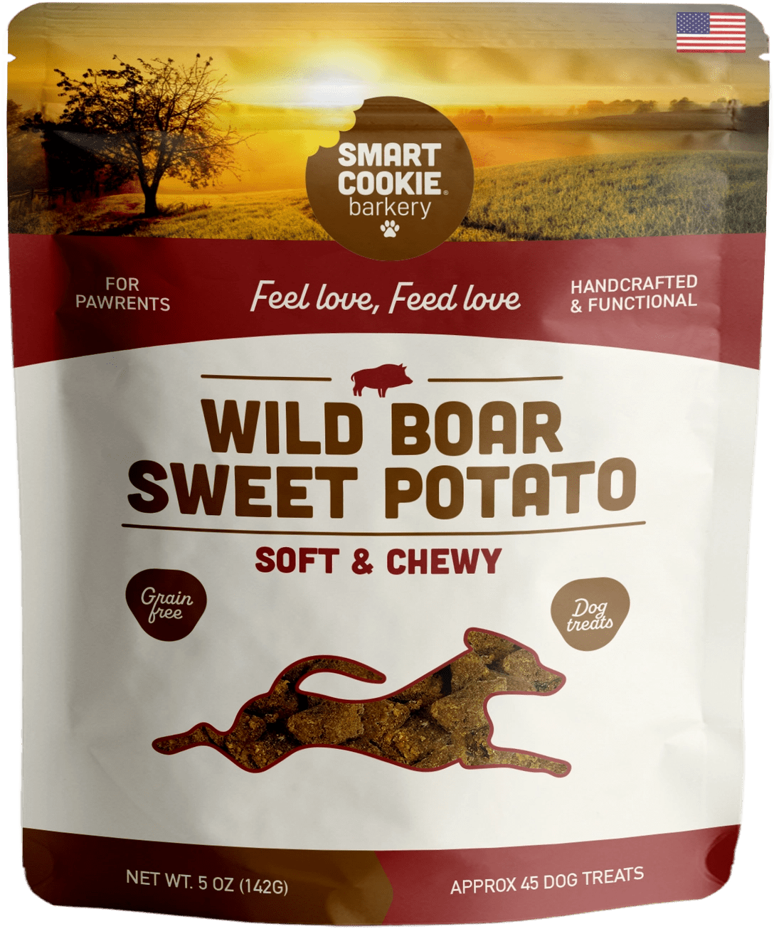 Wild Boar + Sweet Potato Soft & Chewy Dog Treat - Modern Companion