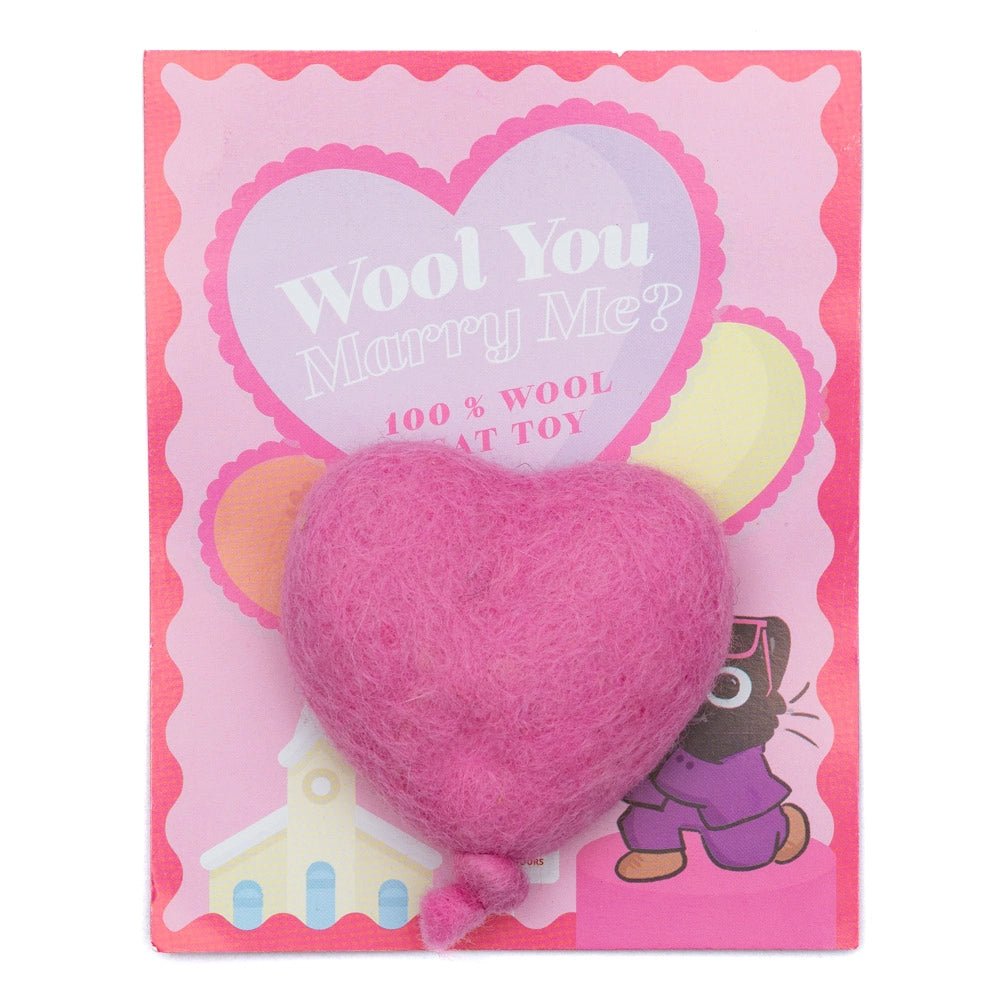Wool You Marry Me Heart Toy - Modern Companion