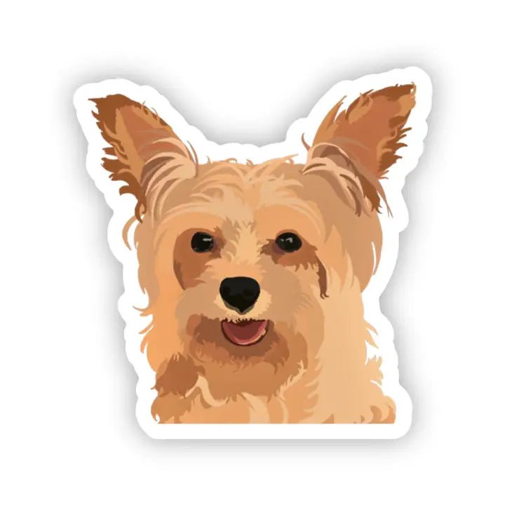 Yorkshire Terrier Dog Vinyl Sticke - Modern Companion