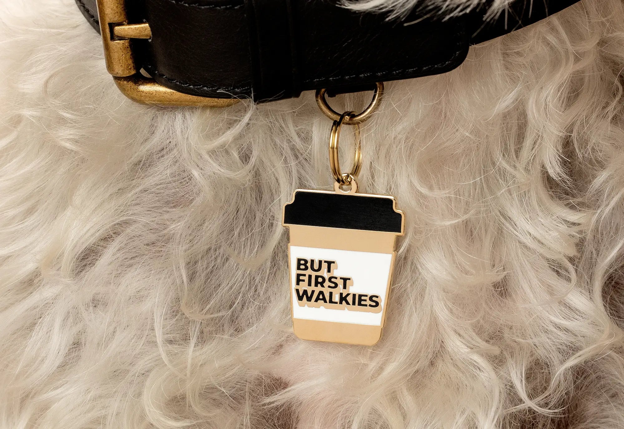 But First Walkies Pet ID Tag - Modern Companion