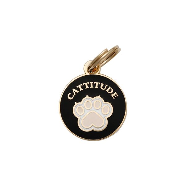 Cattitude Pet ID Tag - Modern Companion