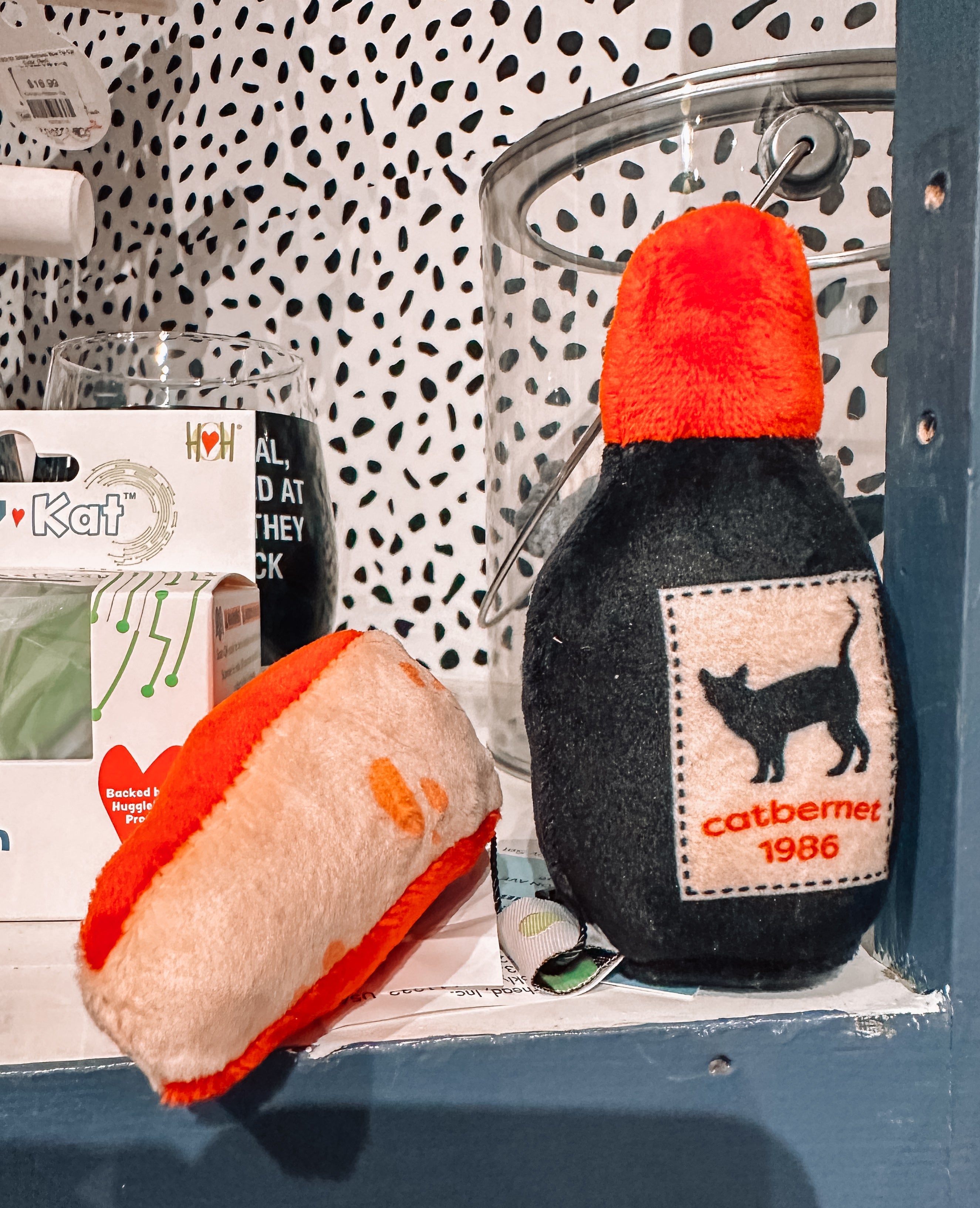 Cheese and Wine Cat Toy Set - Modern Companion