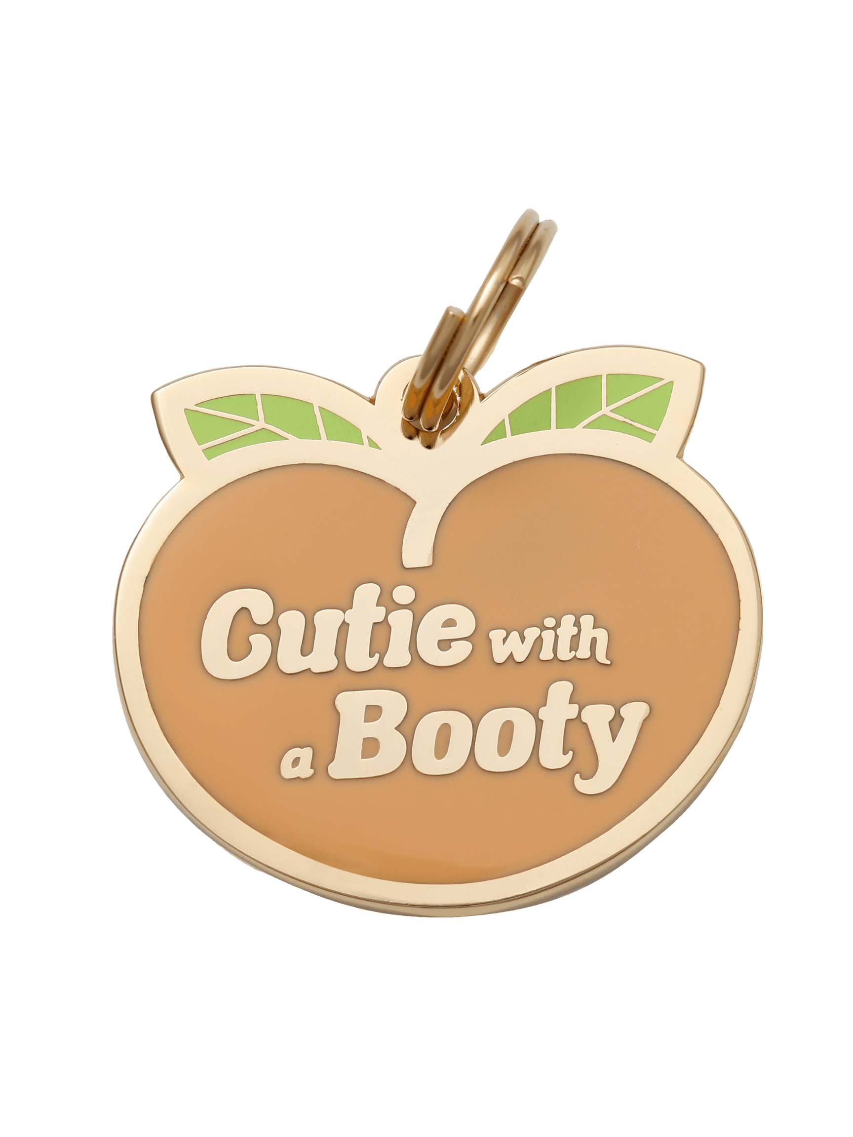 Cutie with a Booty Pet ID Tag - Modern Companion