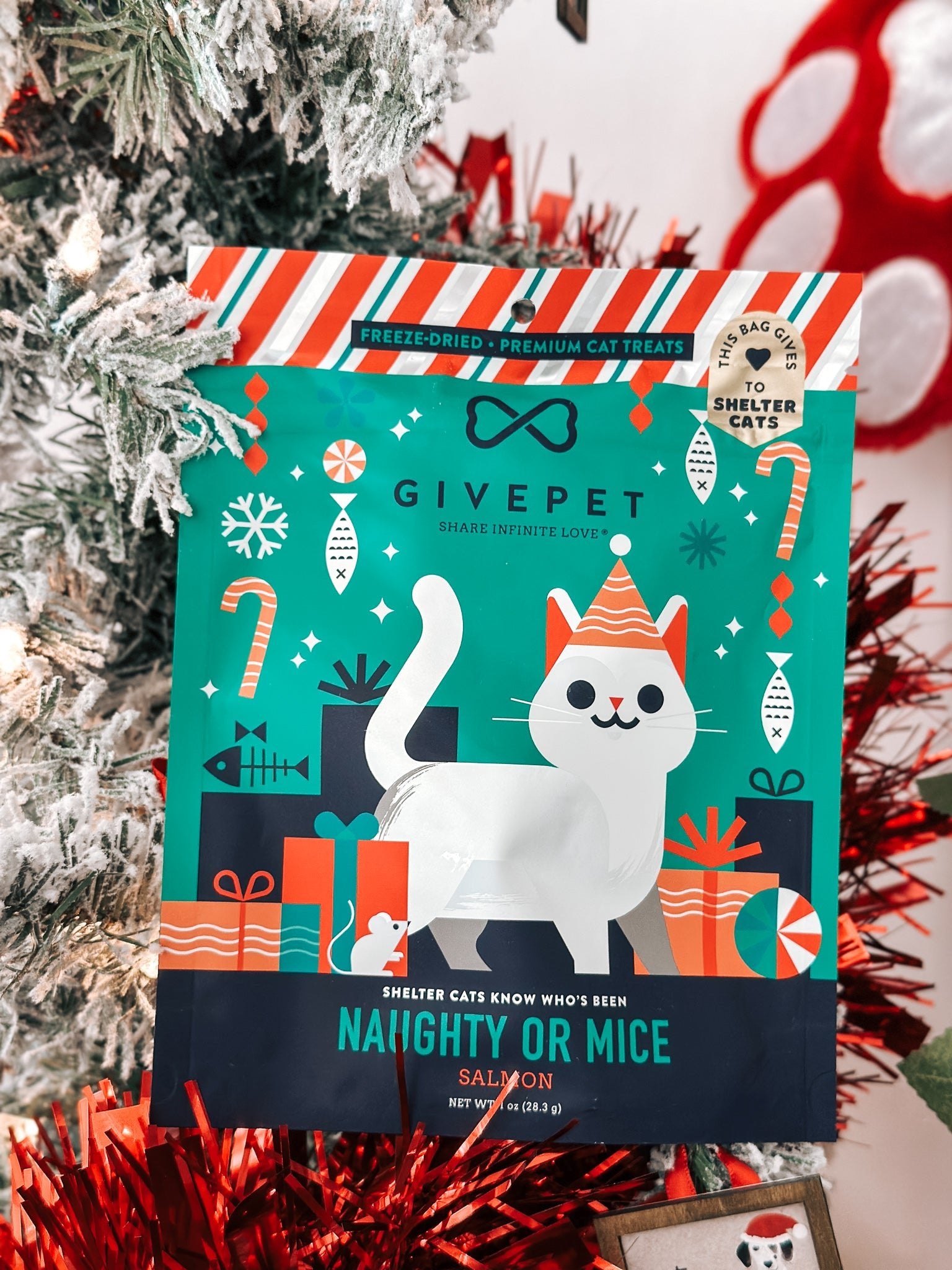 Freeze Dried Salmon Naughty or Mice Cat Treats - Modern Companion