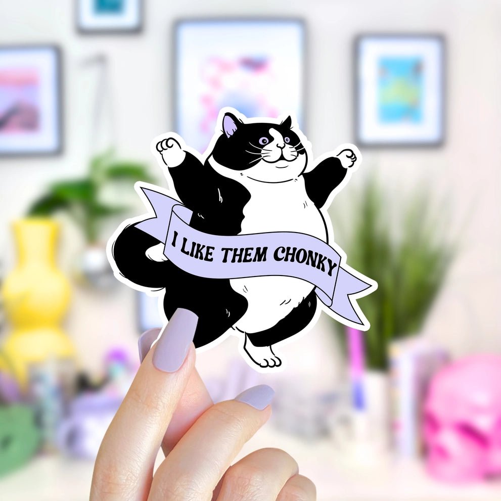 I Like Them Chonky Sticker - Modern Companion