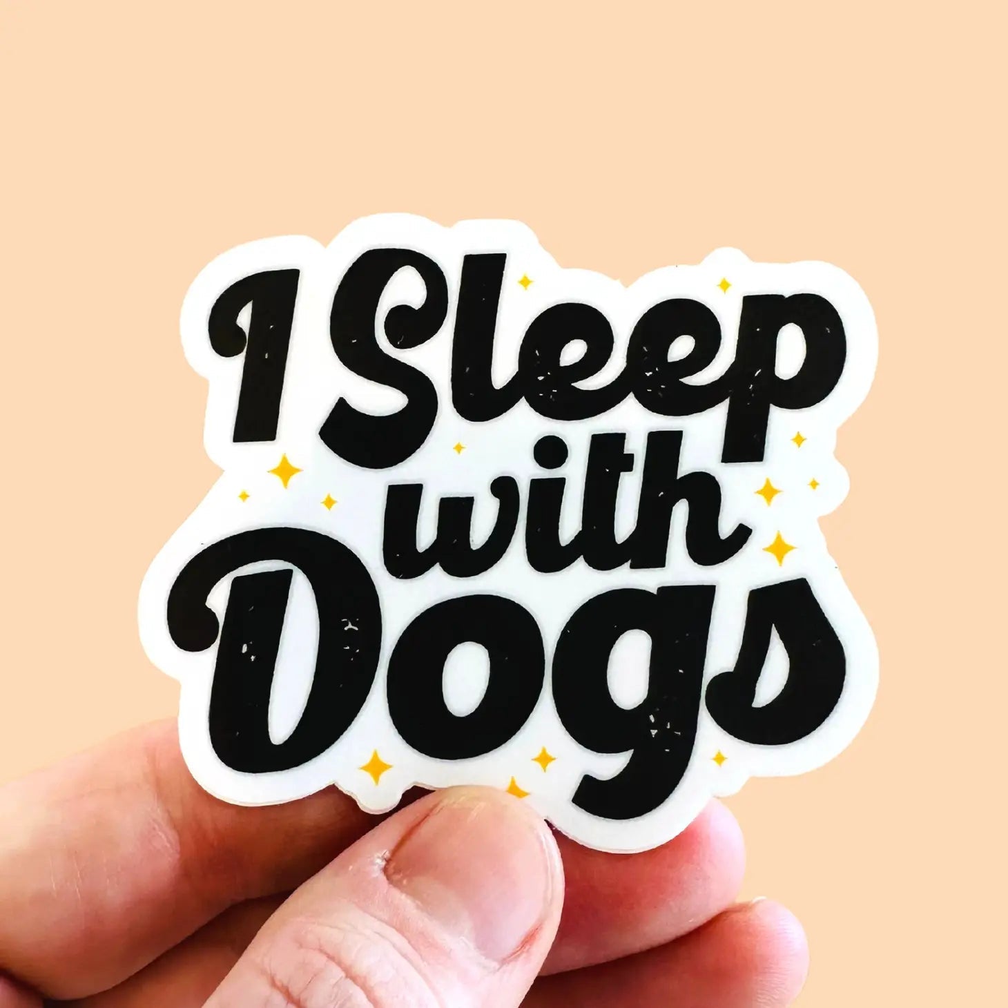 I Sleep With Dogs - Sticker - Modern Companion