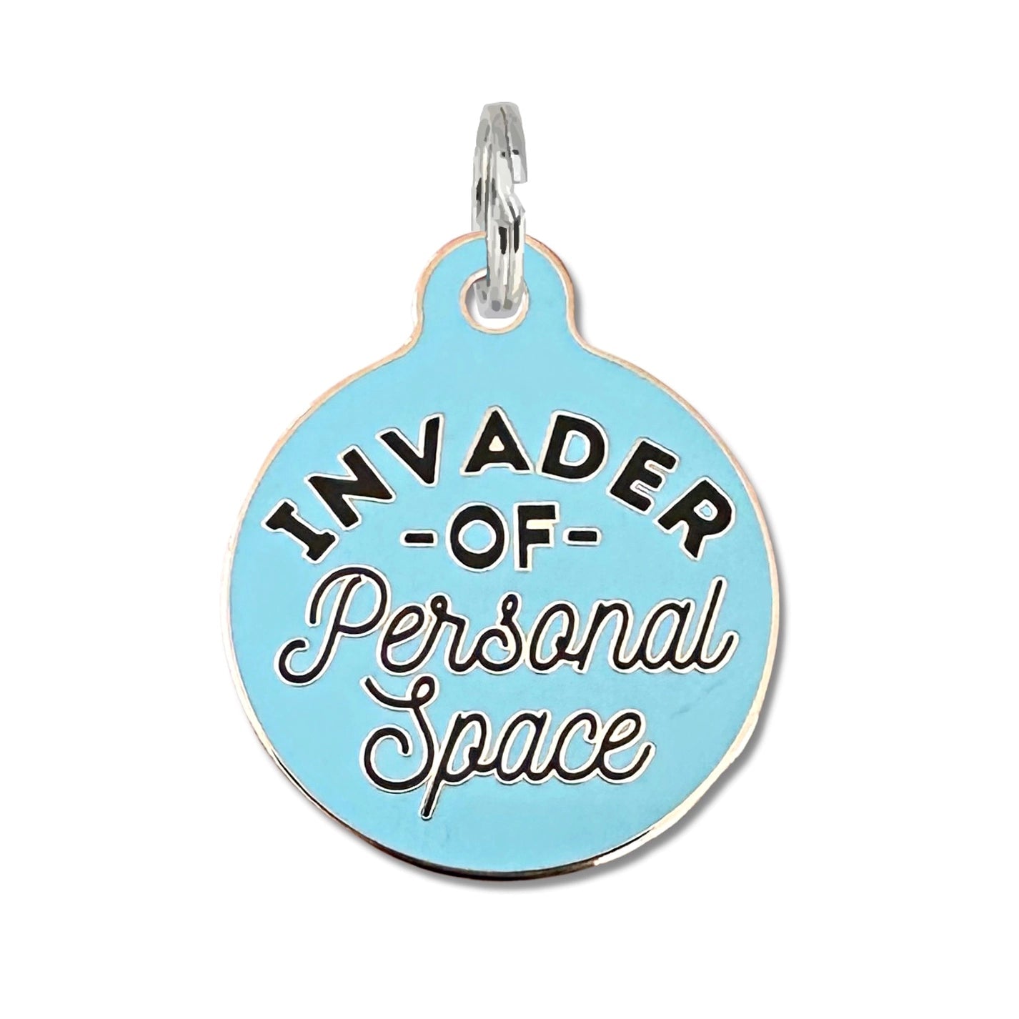 Invader Personal Space Pet ID Tag - Modern Companion