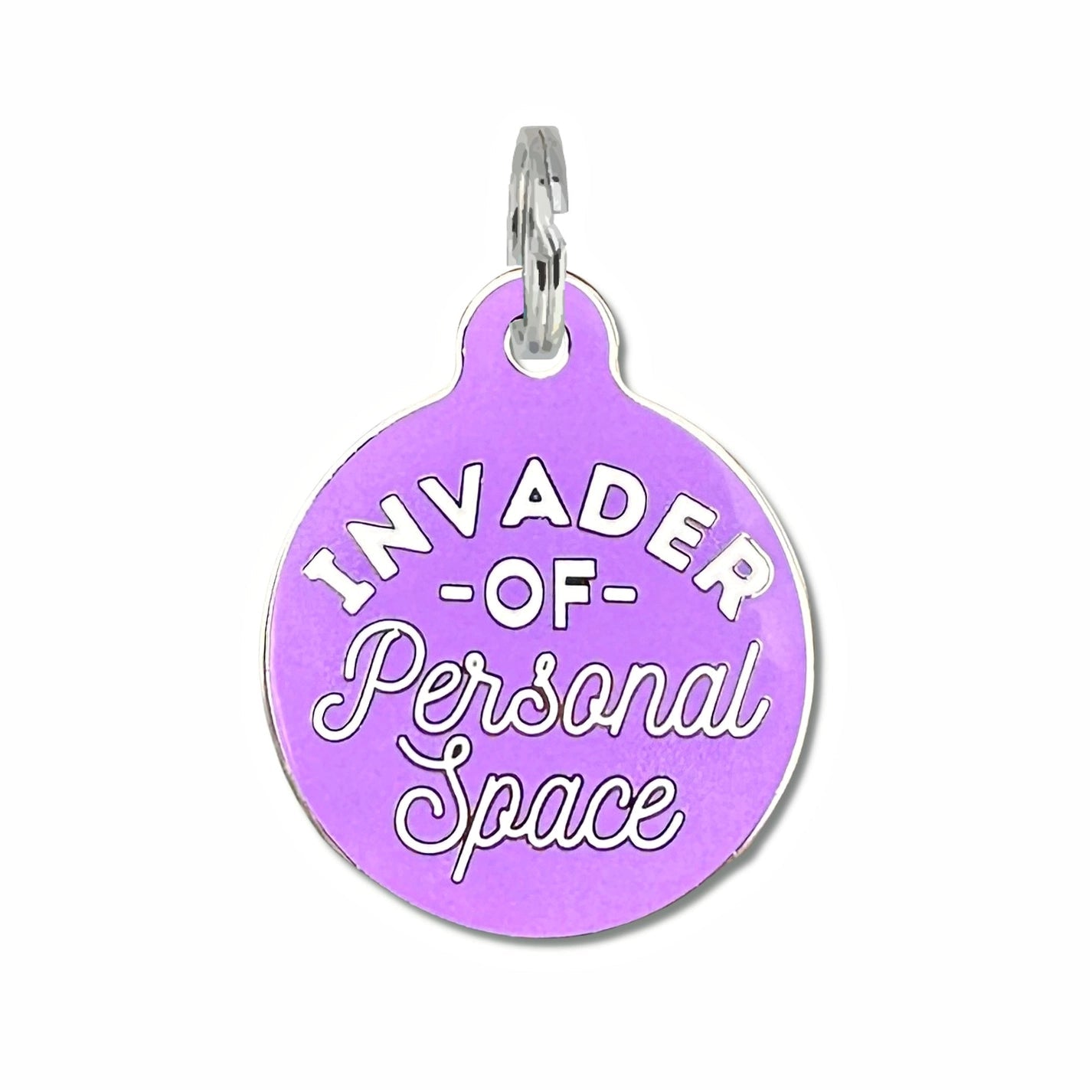 Invader Personal Space Pet ID Tag - Modern Companion