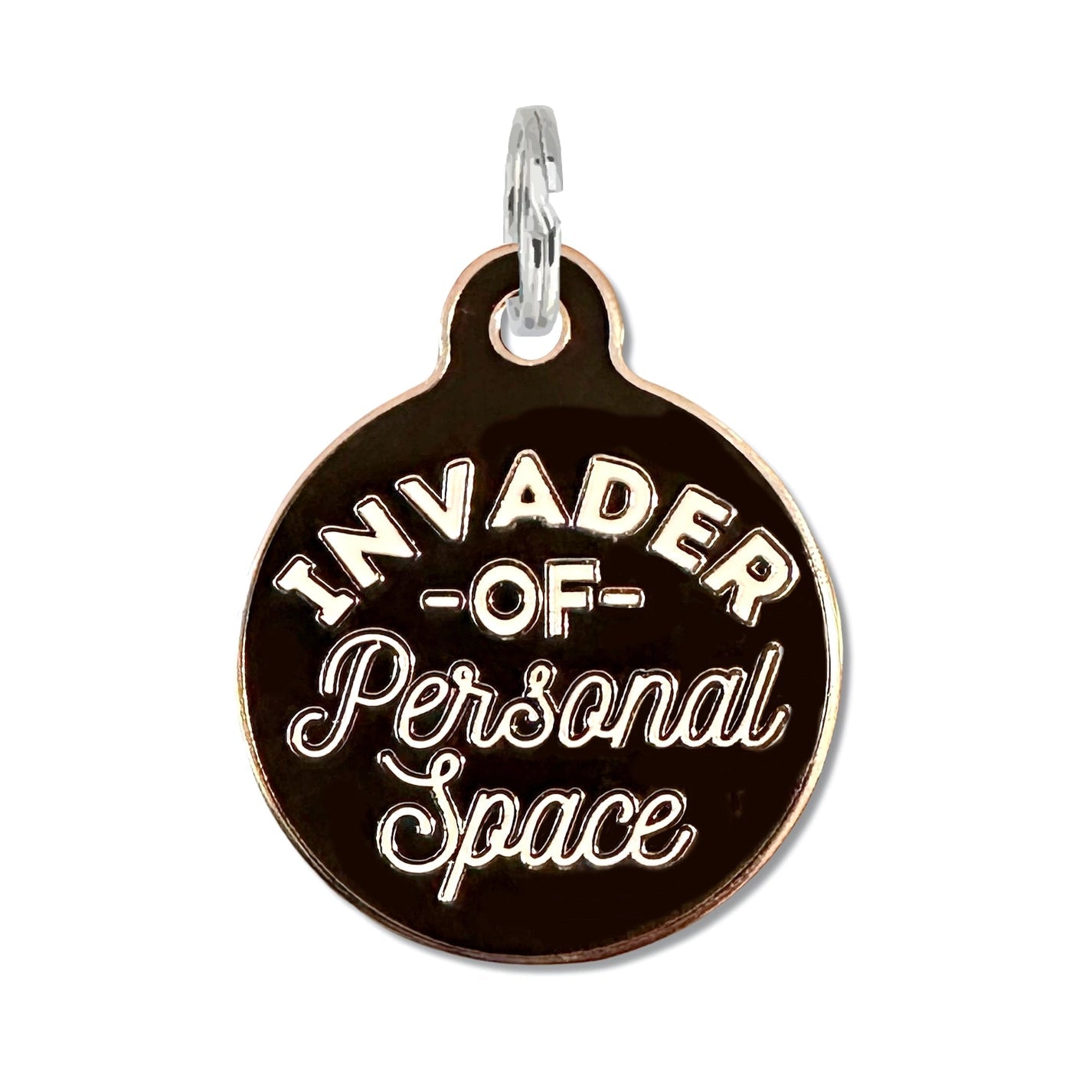 Invader Personal Space Pet ID Tag - Modern Companion