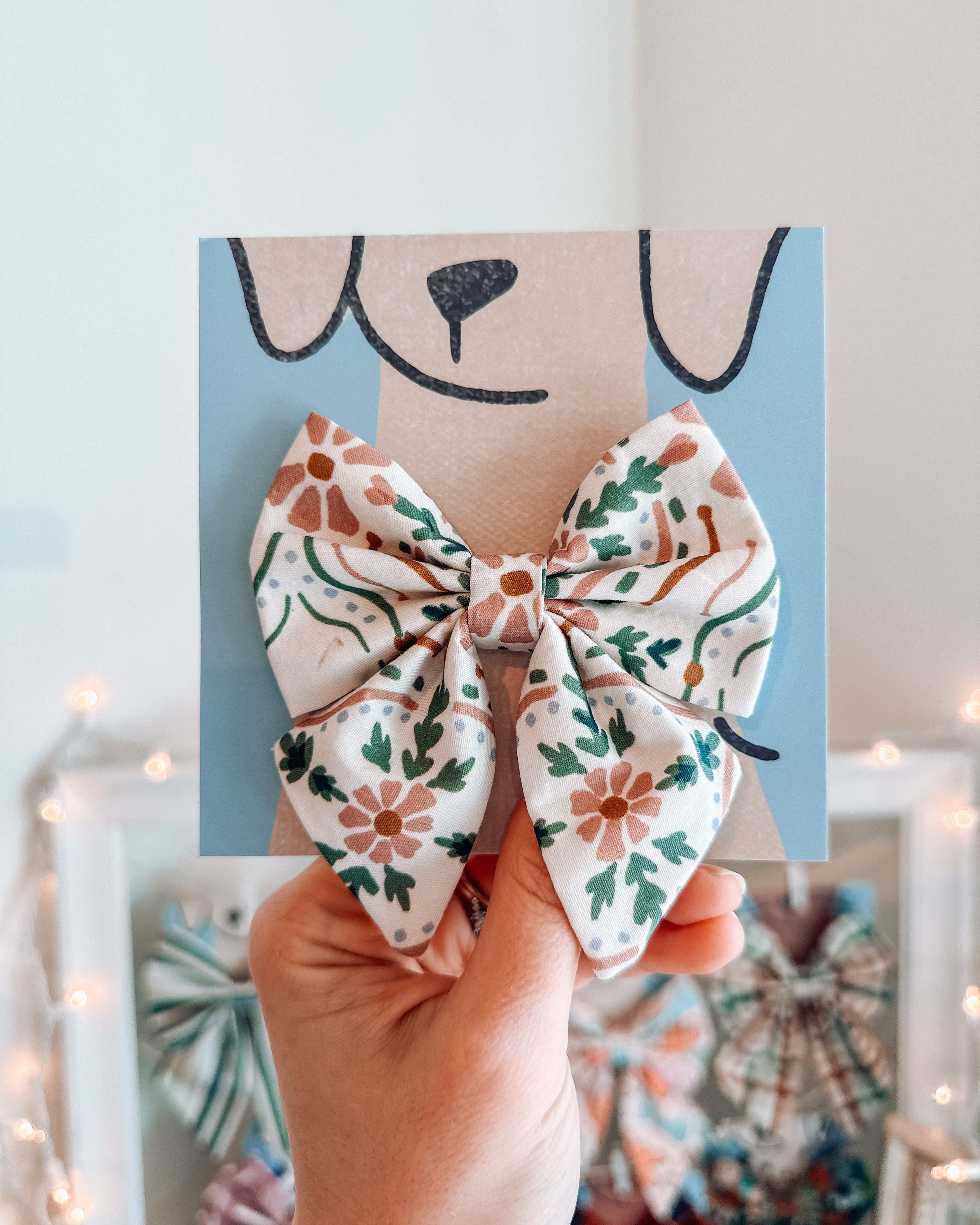 Mauve Pet Sailor Bow - Modern Companion