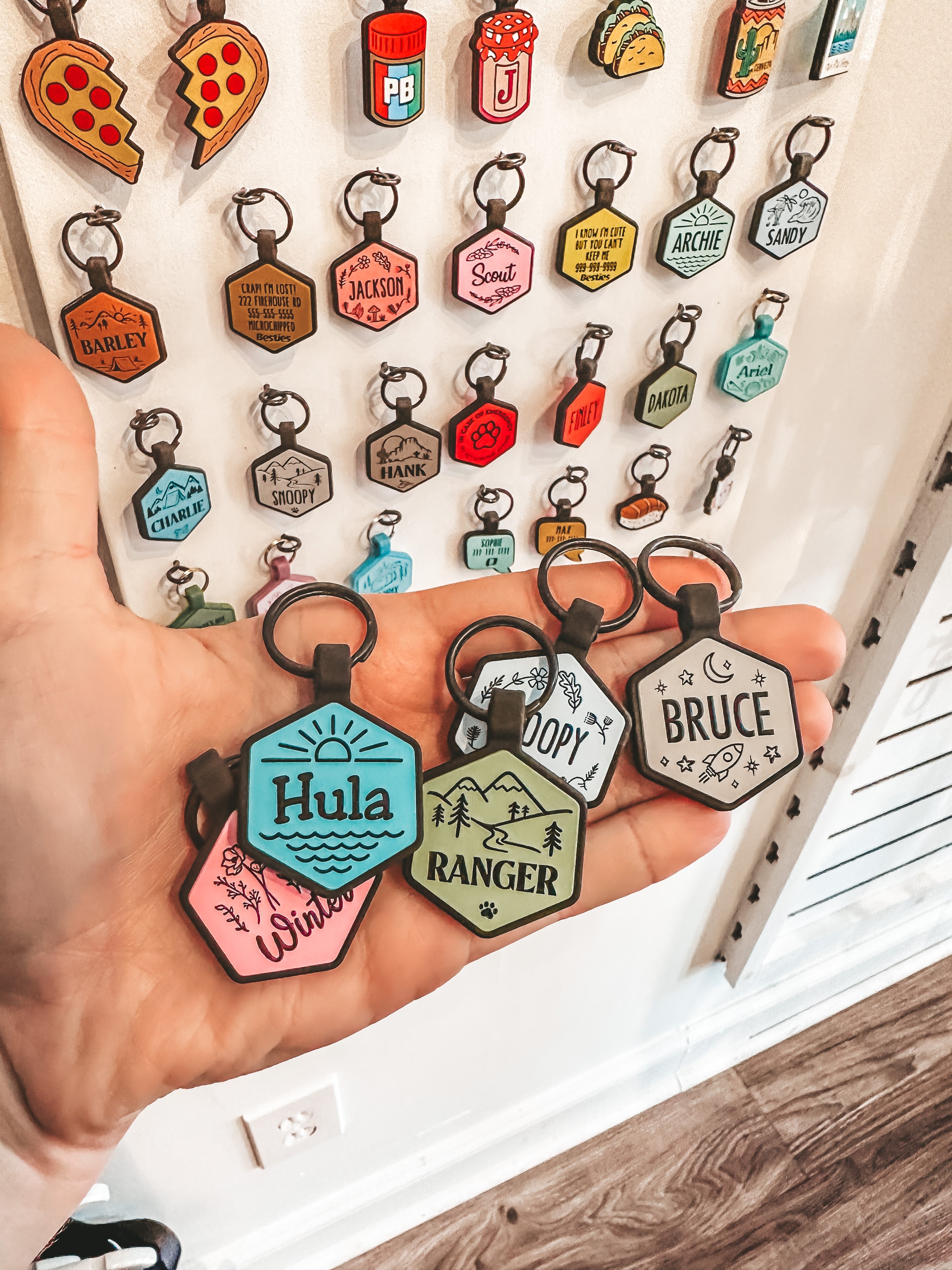 Mini Design Your Own Silicone Pet Id Tag - Modern Companion