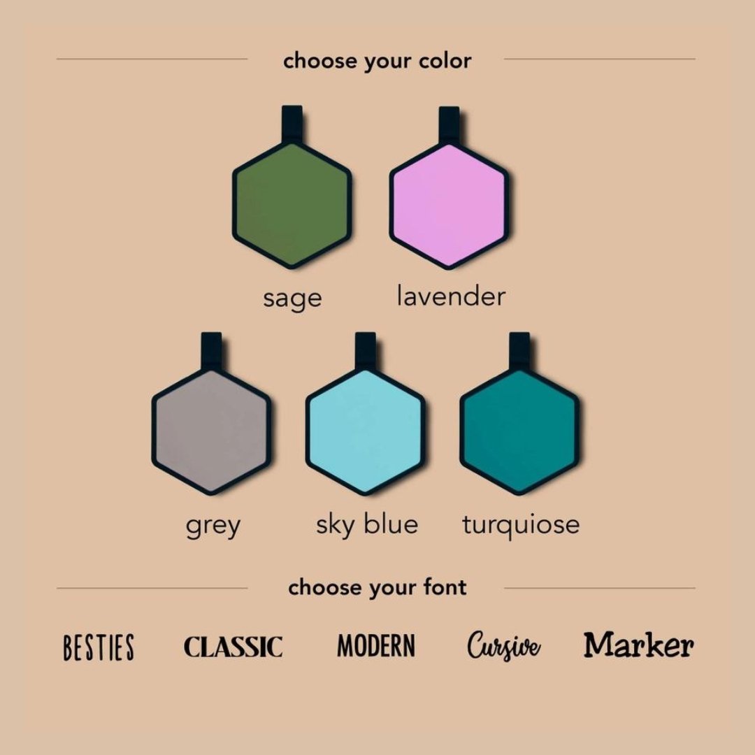 Mini Design Your Own Silicone Pet Id Tag - Modern Companion