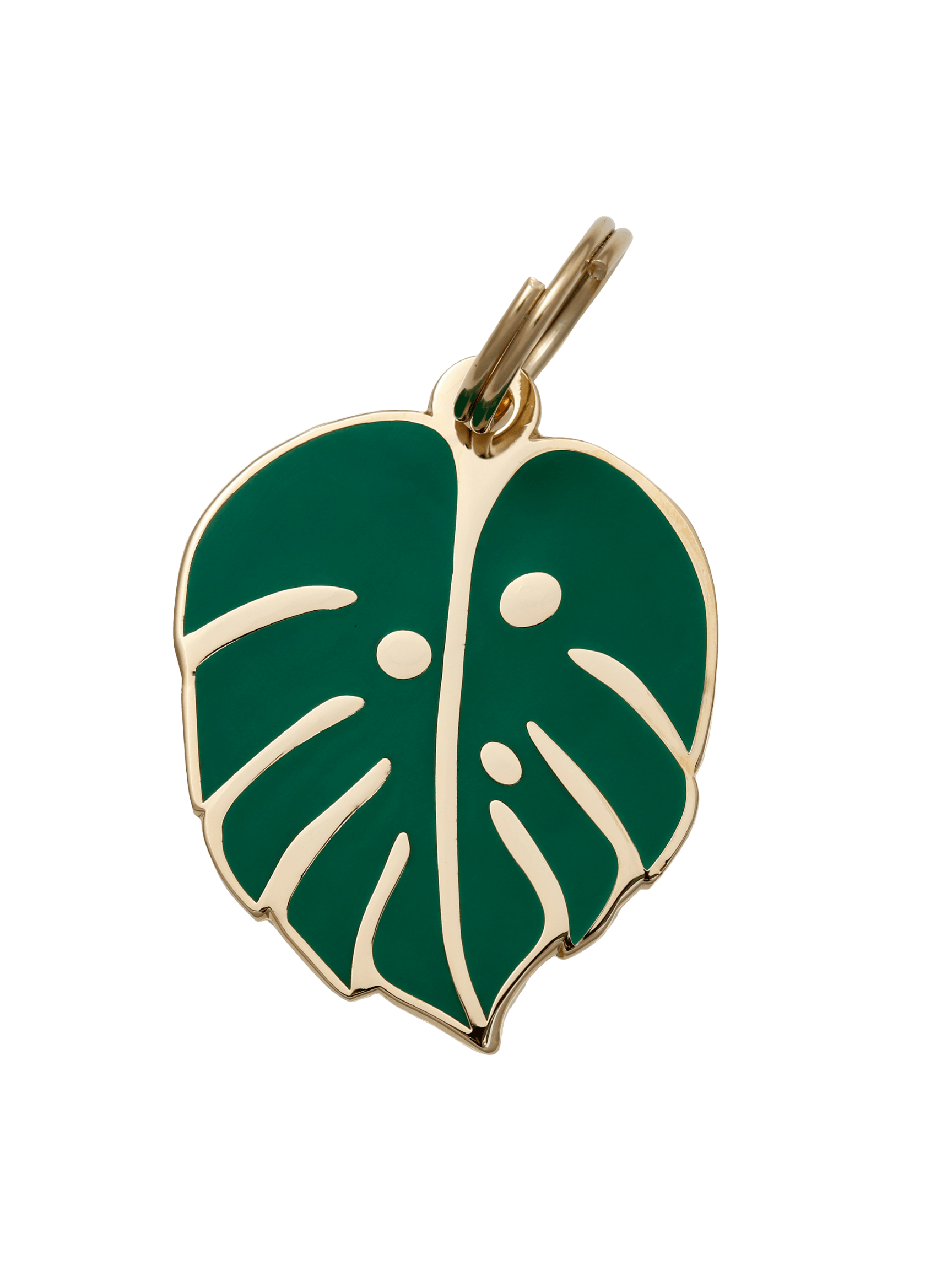 Monstera Leaf Pet ID Tag - Modern Companion