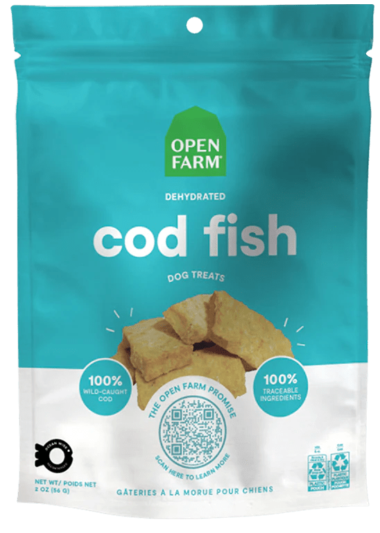 Open Farm Dehydrated Cod Fish Treat 2.25oz - Modern Companion