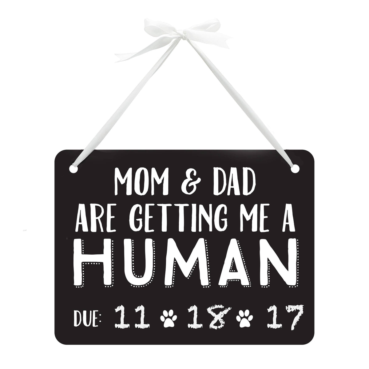 Pet's Baby Announcement Chalkboard – Modern Companion, image size:1200x1200