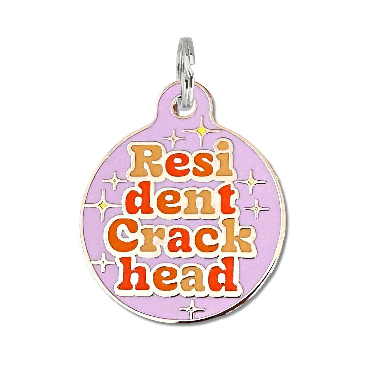 Resident Crackhead Pet ID Tag - Modern Companion