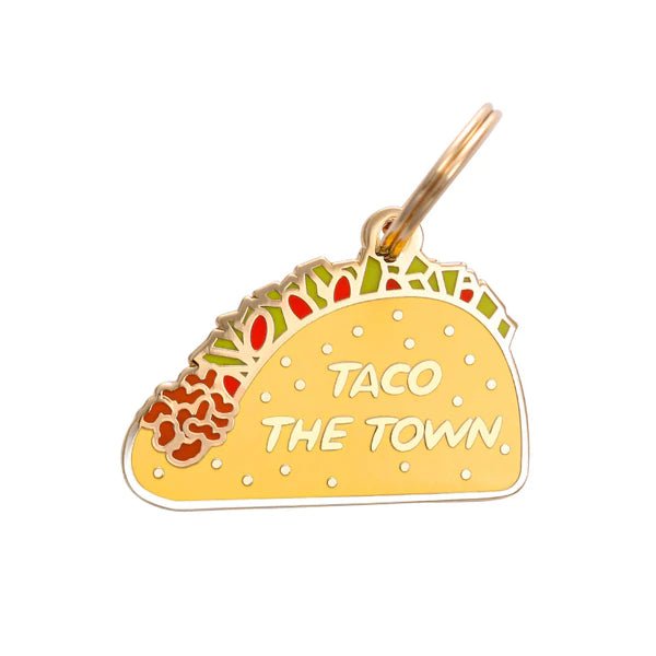 Taco the Town Pet ID Tag - Modern Companion