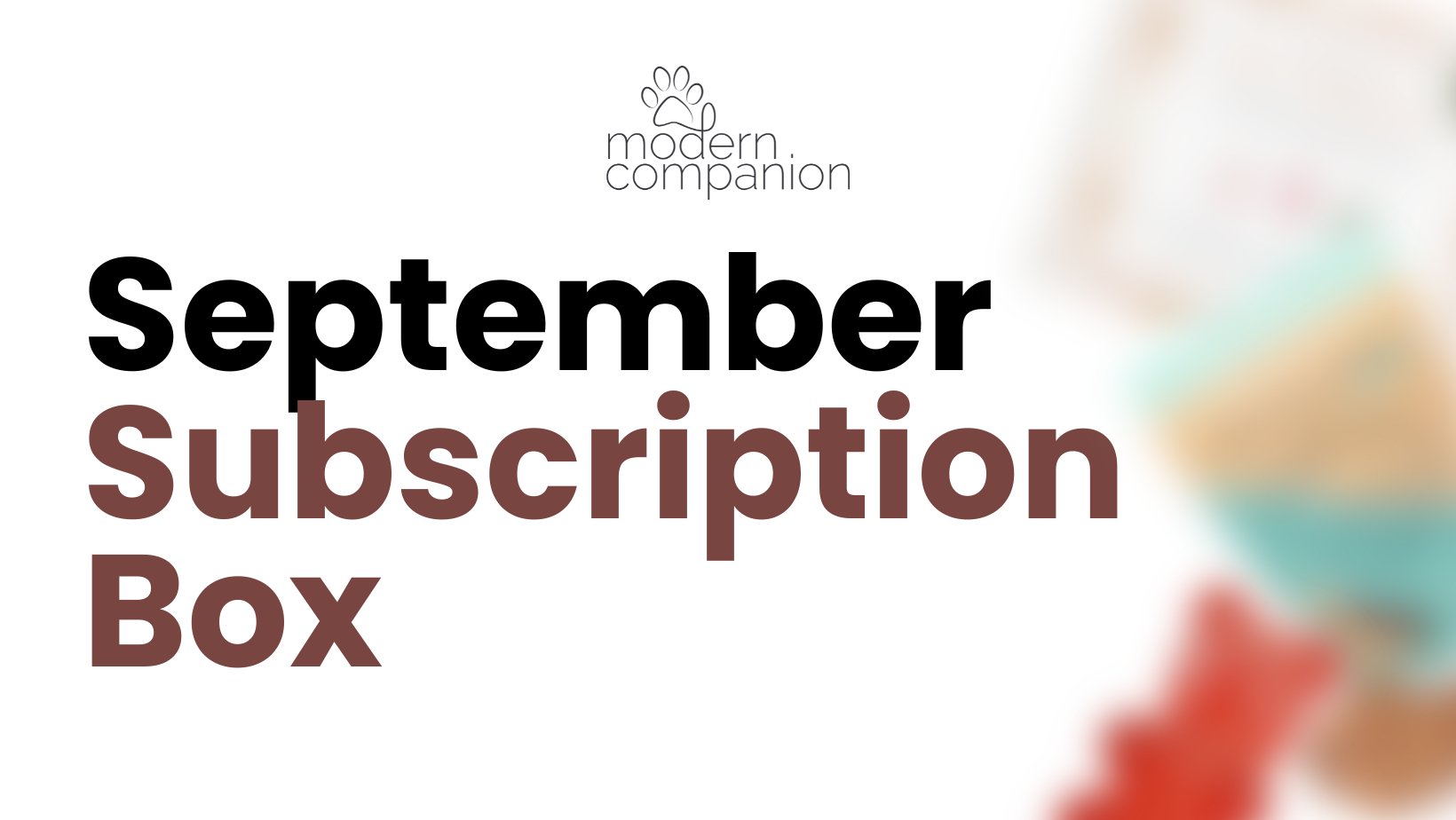 The September Modern Companion Box - Modern Companion