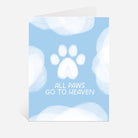 All Paws Heaven Pet Loss Card - Modern Companion