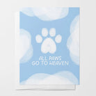 All Paws Heaven Pet Loss Card - Modern Companion