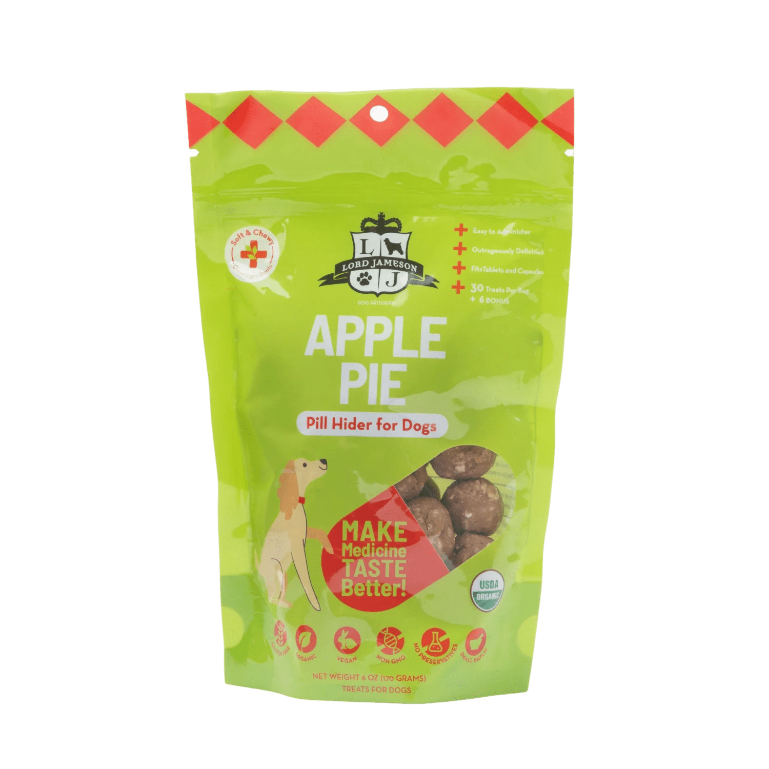 Apple Pie Organic Pill Hider Dog Treats - Modern Companion