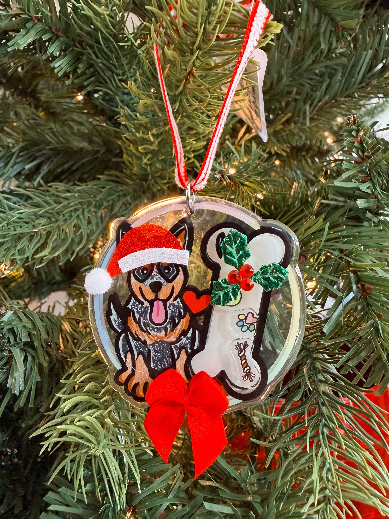 Australian Cattle Dog Christmas Ornament - Modern Companion