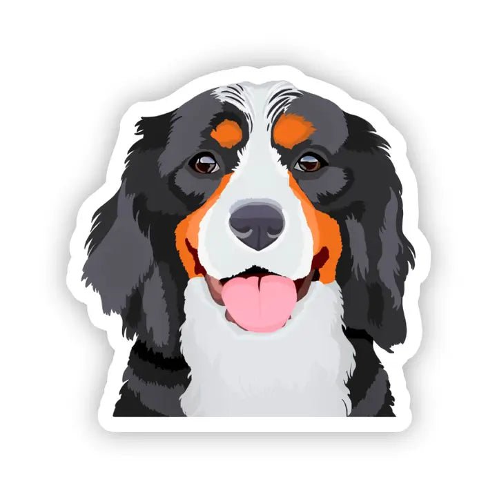 Bernese Mountain Dog Vinyl Sticker - Modern Companion