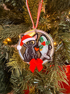 Black Cat Christmas Ornament, Shorthaired - Modern Companion