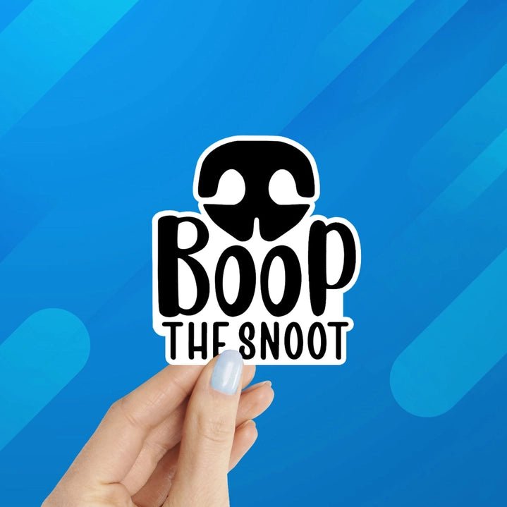 Boop the Snoot Dog Sticker - Modern Companion