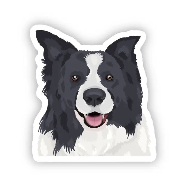 Border Collie Dog Vinyl Sticker - Modern Companion