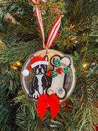 Boston Terrier Christmas Ornament - Modern Companion