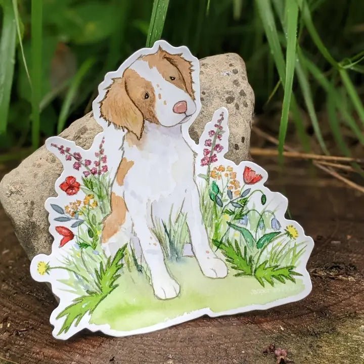 Brittany Spaniel Sticker - Modern Companion